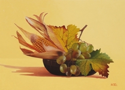 splendido autunno olio su tela 25 x 35