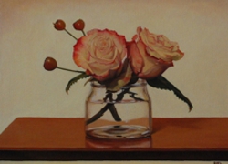 SOSPESE ARMONIE olio su tela 30 x 40