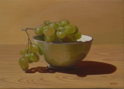 sulla tavola olio su tela 24 x 30