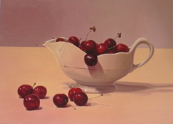 rosso di maggio olio su tela 50 x 70