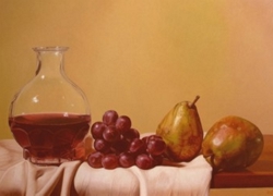 interno olio su tela 50 x 80