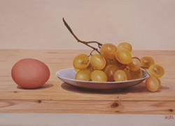sferica perfezione olio su tela 20 x 30