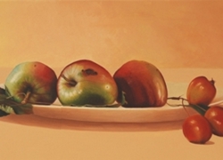 antichi sapori olio su tela 20 x 40