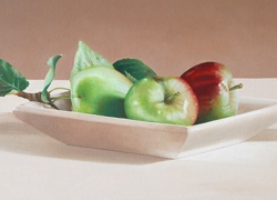 luci d'autunno olio su tela 20 x 40