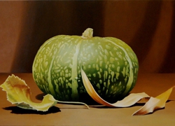 le forme dell'inverno olio su tela 30 x 50