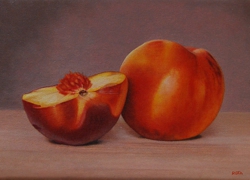 la metà del tutto olio su tela 20 x 30